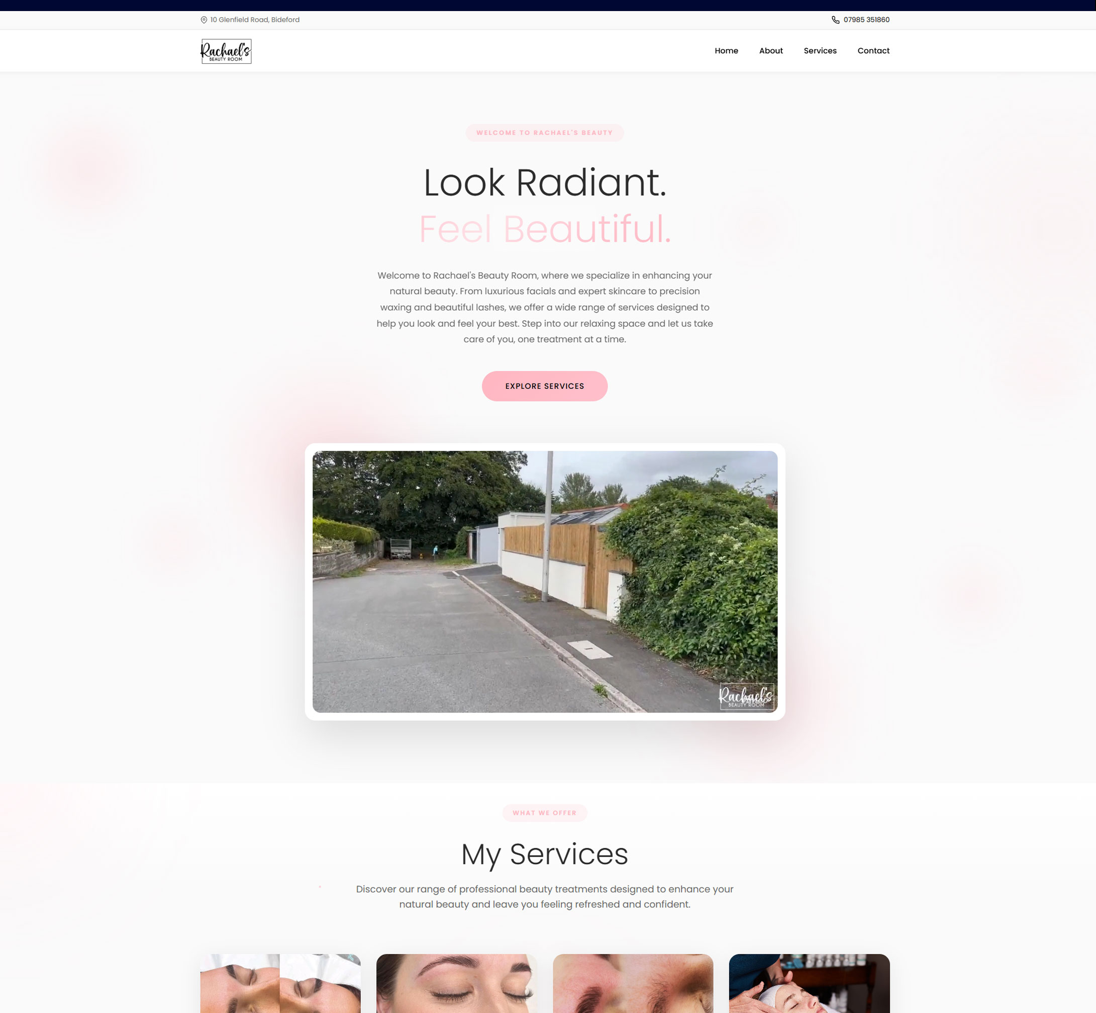 Rachaels Beauty Room Website