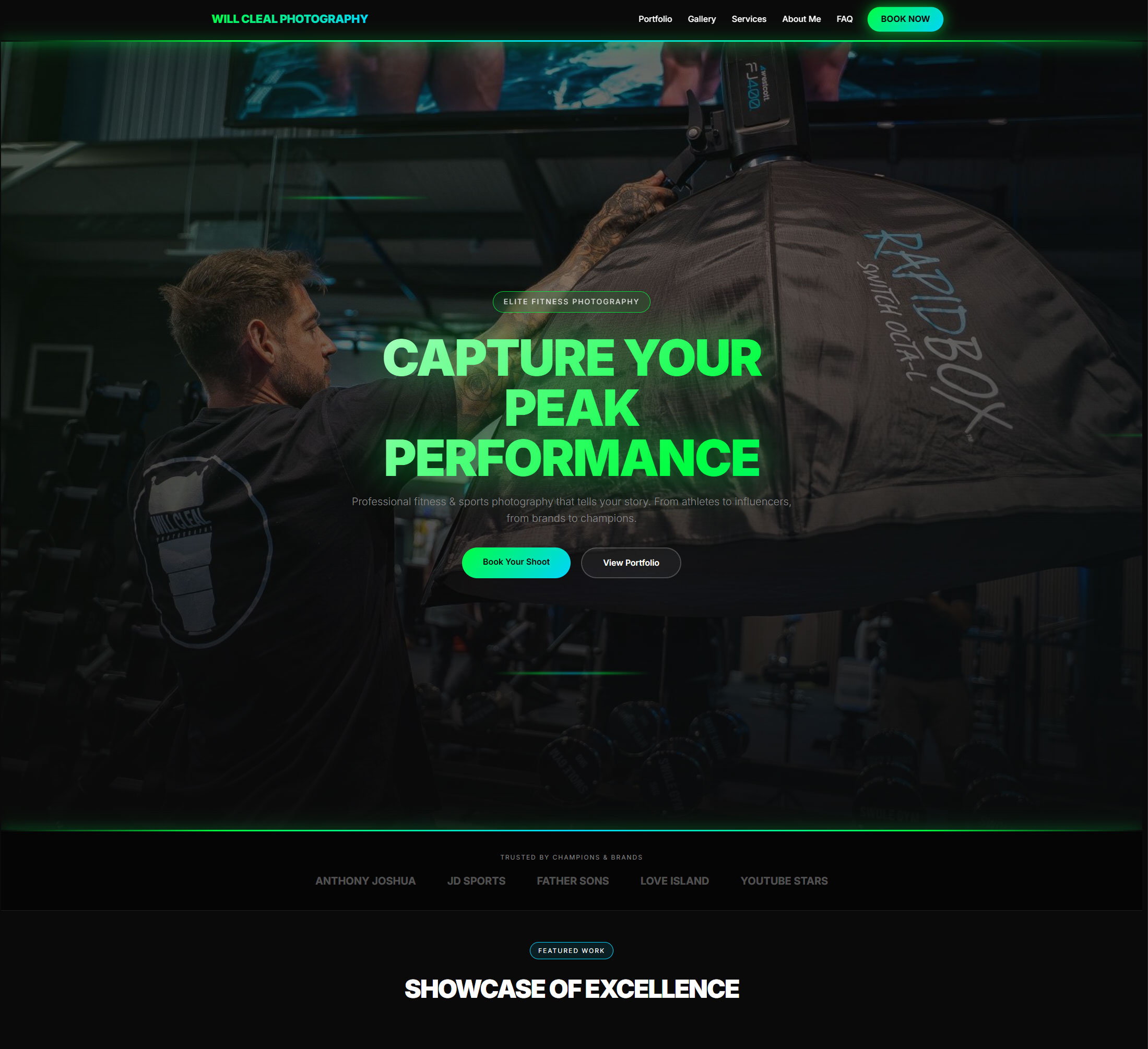 Will Cleal Photography Website